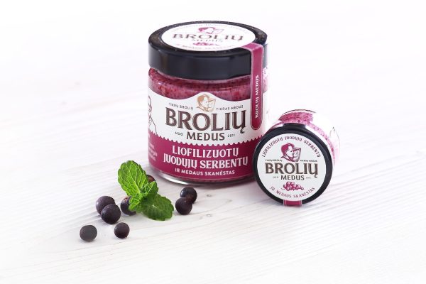 With black currants