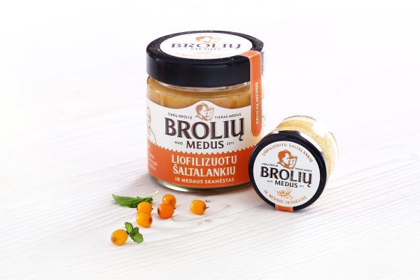 With sea buckthorn